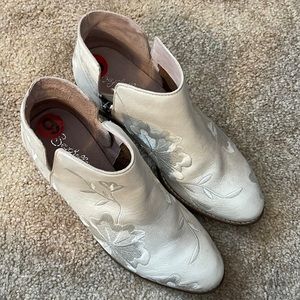 White booties